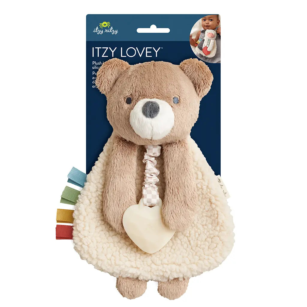 Itzy Friends Lovey™ Plush: Theo the Bear