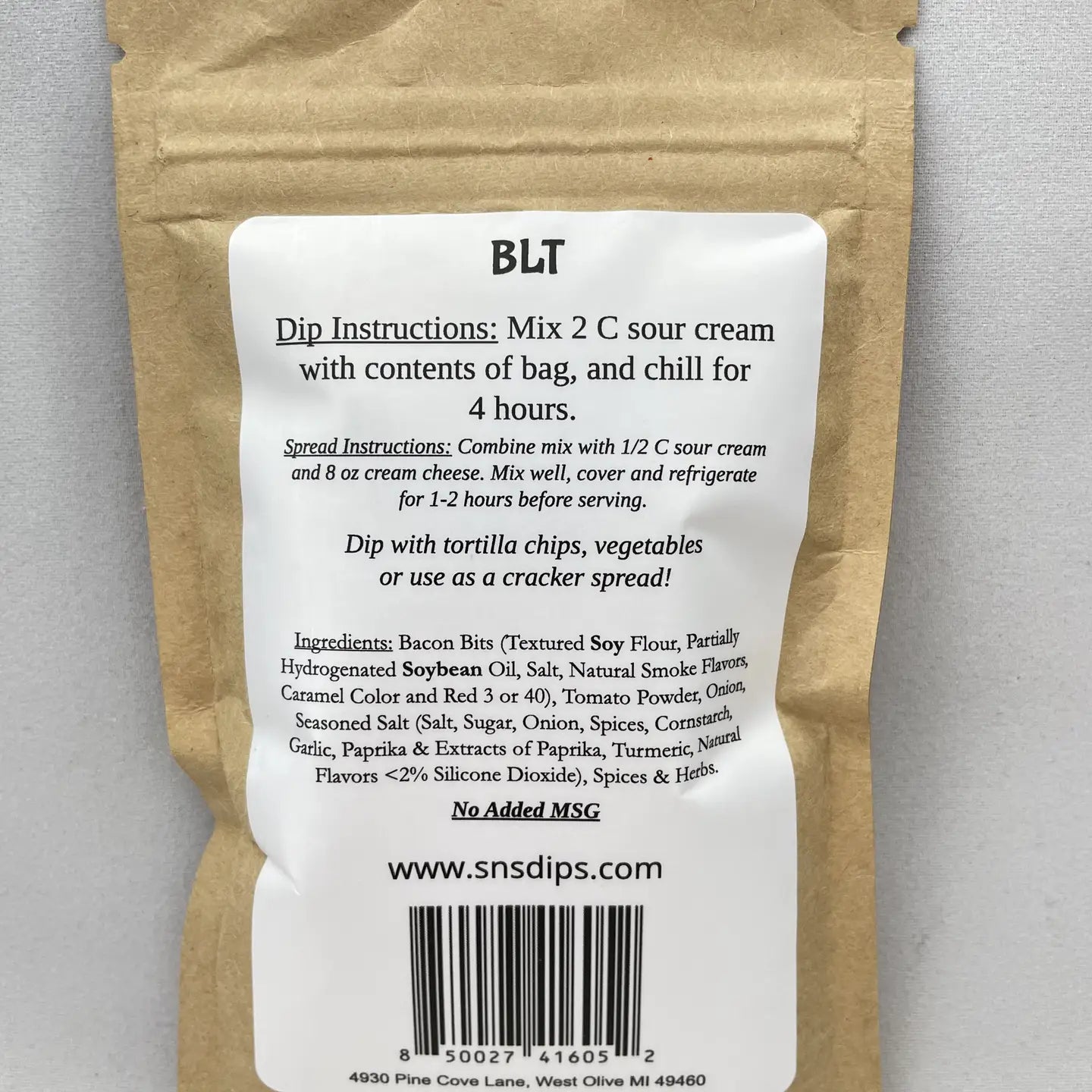 Dip Mix - Blt Dip (Gluten Free)