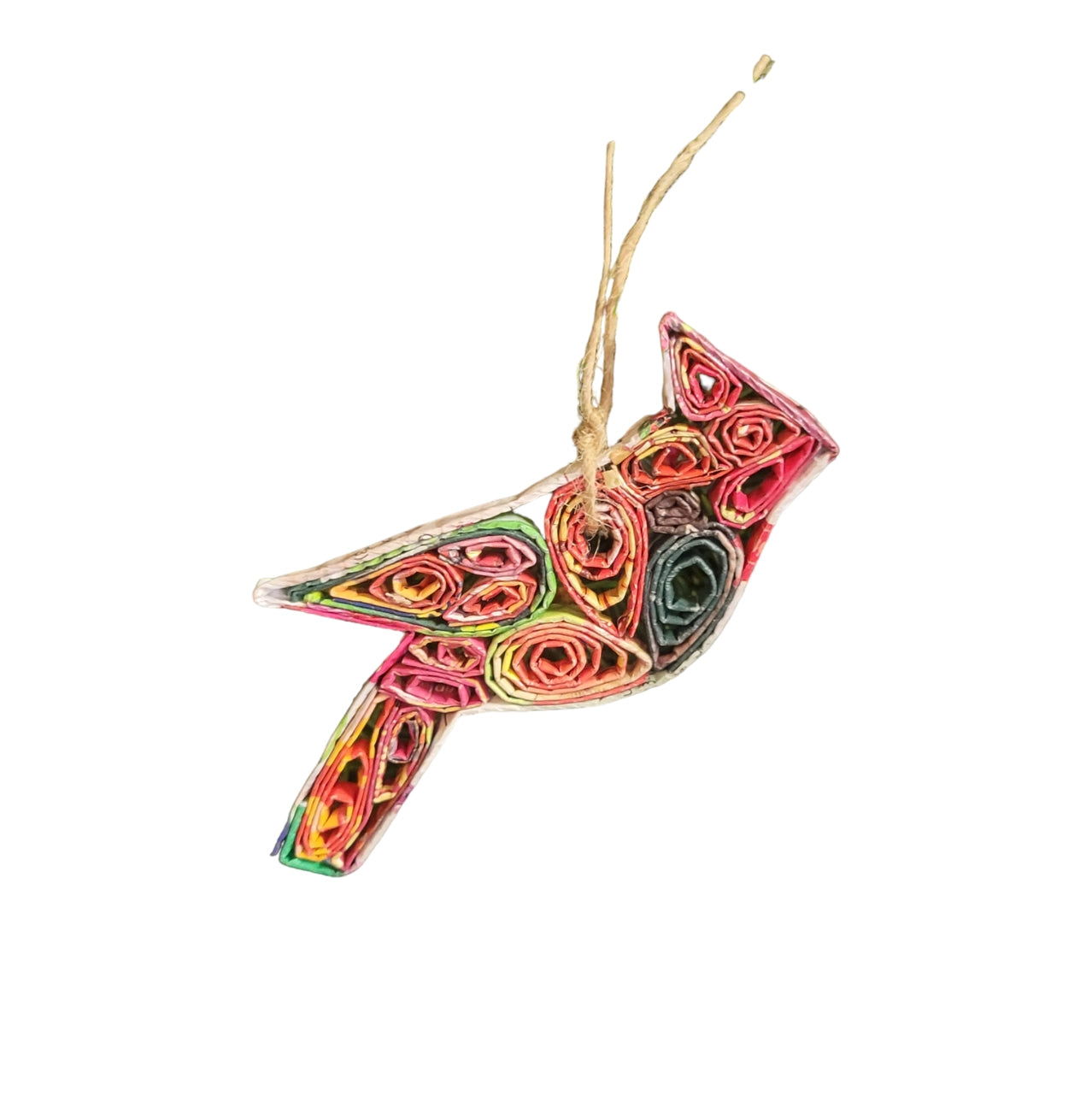 Ornament - Cardinal Recycled Paper