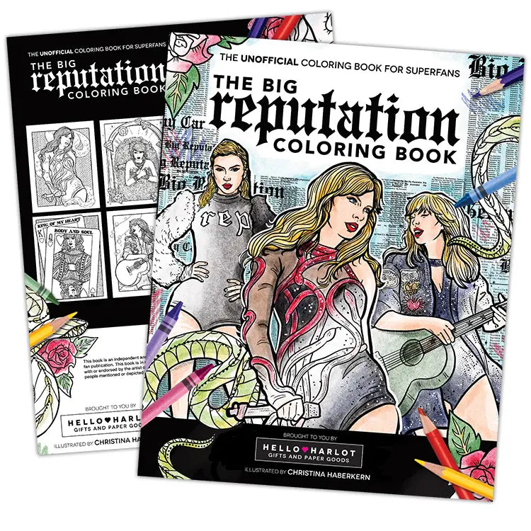 FINAL SALE - Taylor Swift Reputation Coloring Book