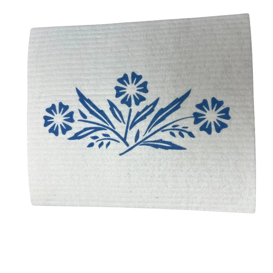 Corning Blue Cornflower Swedish Dishcloth