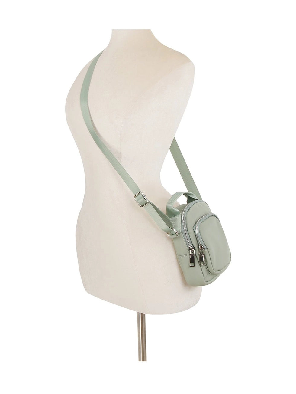 FINAL SALE - Nylon Mini Crossbody Bag {Blue}