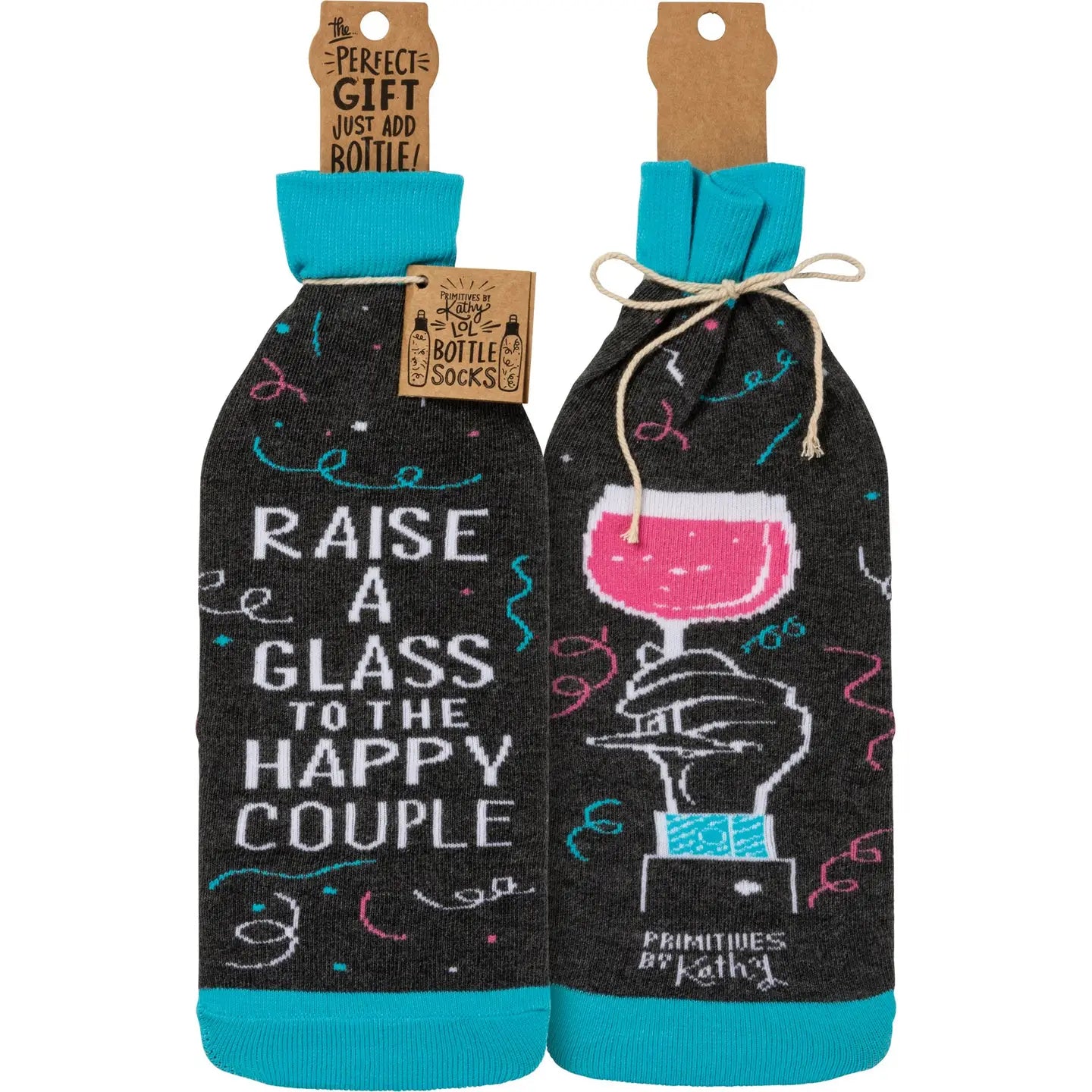 Bottle Sock - Raise A Glass To the Happy Couple