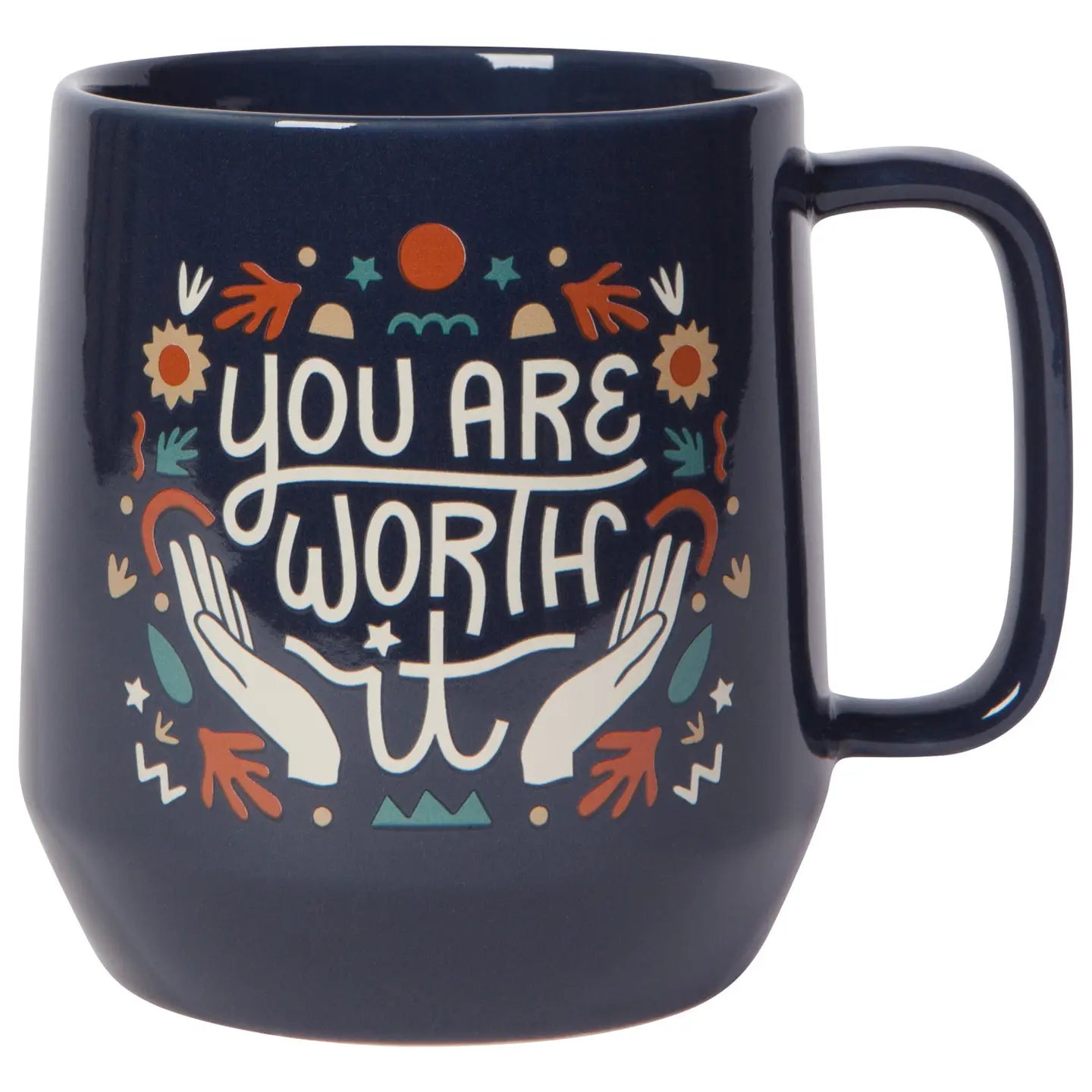 You Are Worth It Mug & Dishtowel Set