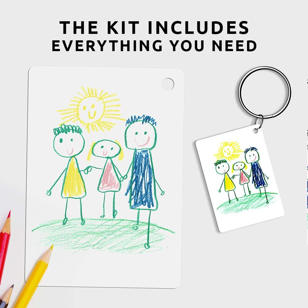 Drawing Shrink Keyring