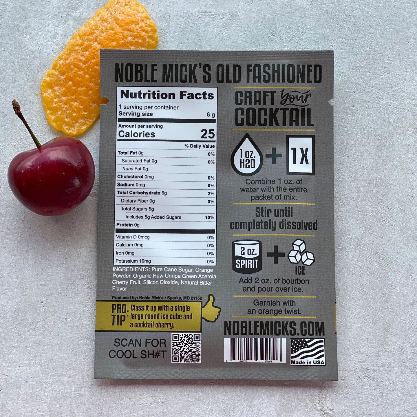Single Serve Craft Cocktail - Old Fashioned