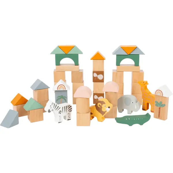 Small Foot - Pastel Building Blocks Safari Theme