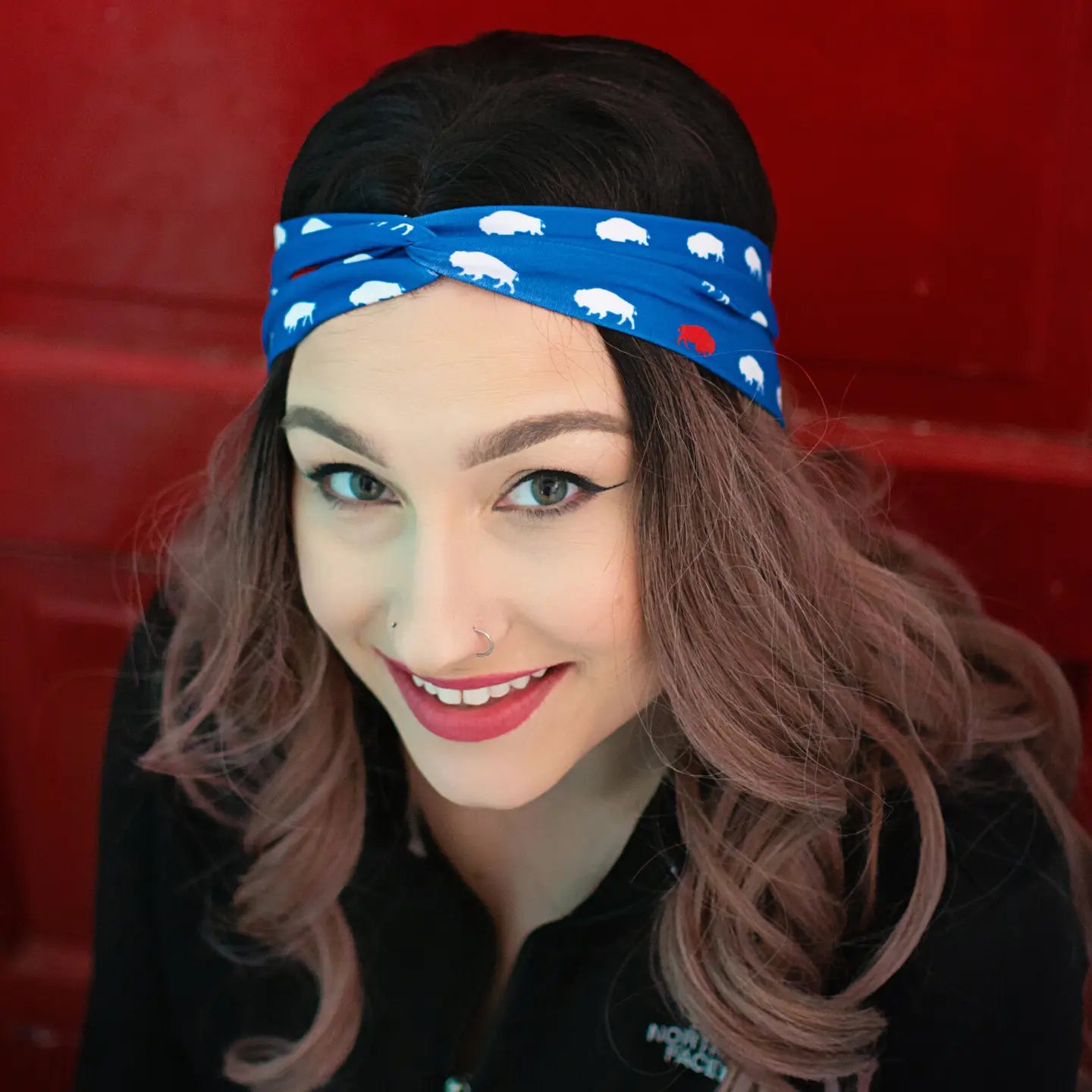 Buffalo Bills - Red and Blue Buffalo Headband {All Sizes}