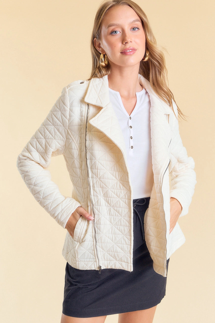 Washed Moto Jacket