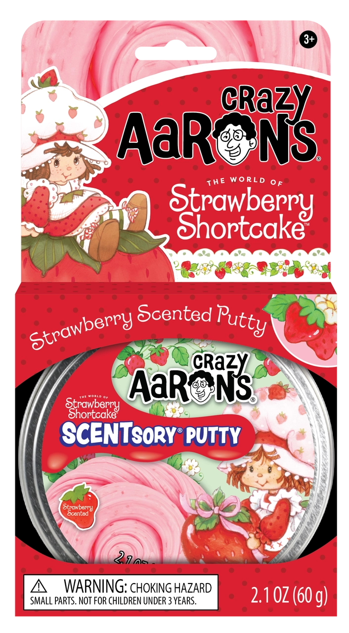 Crazy Aaron's 4" Thinking Putty Full Size Tin: Strawberry Shortcake