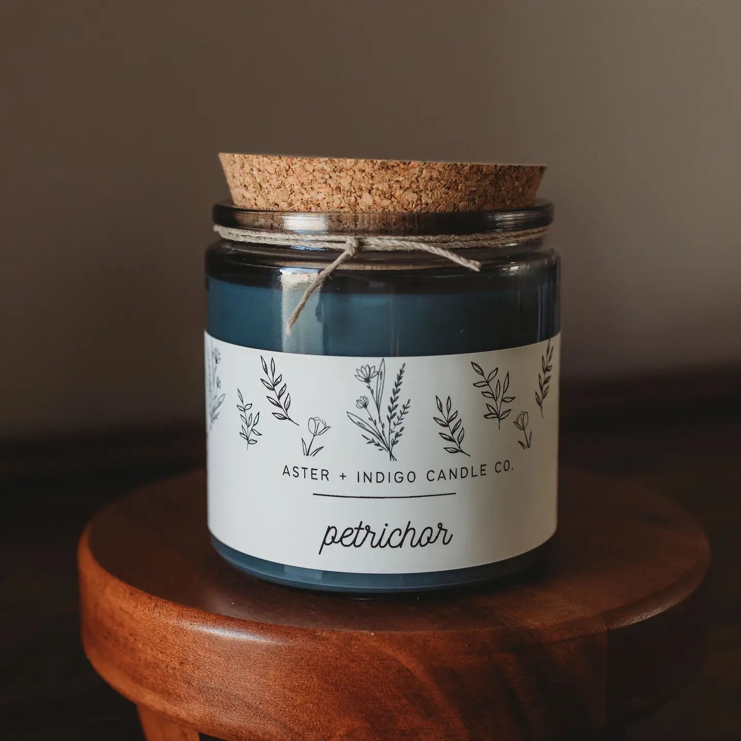 Aster + Indigo Soy Candle - Petrichor