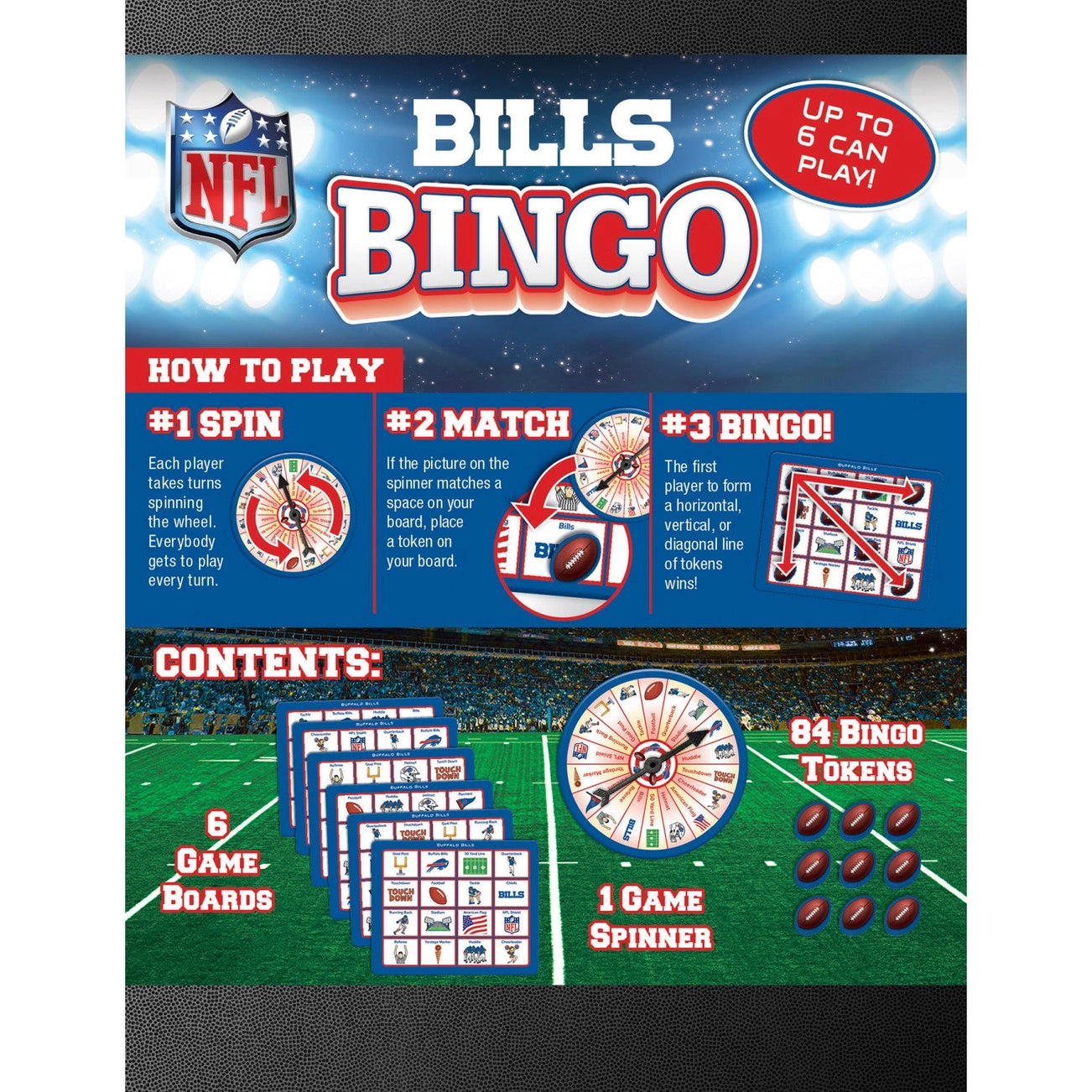 Buffalo Bills - Bingo Game