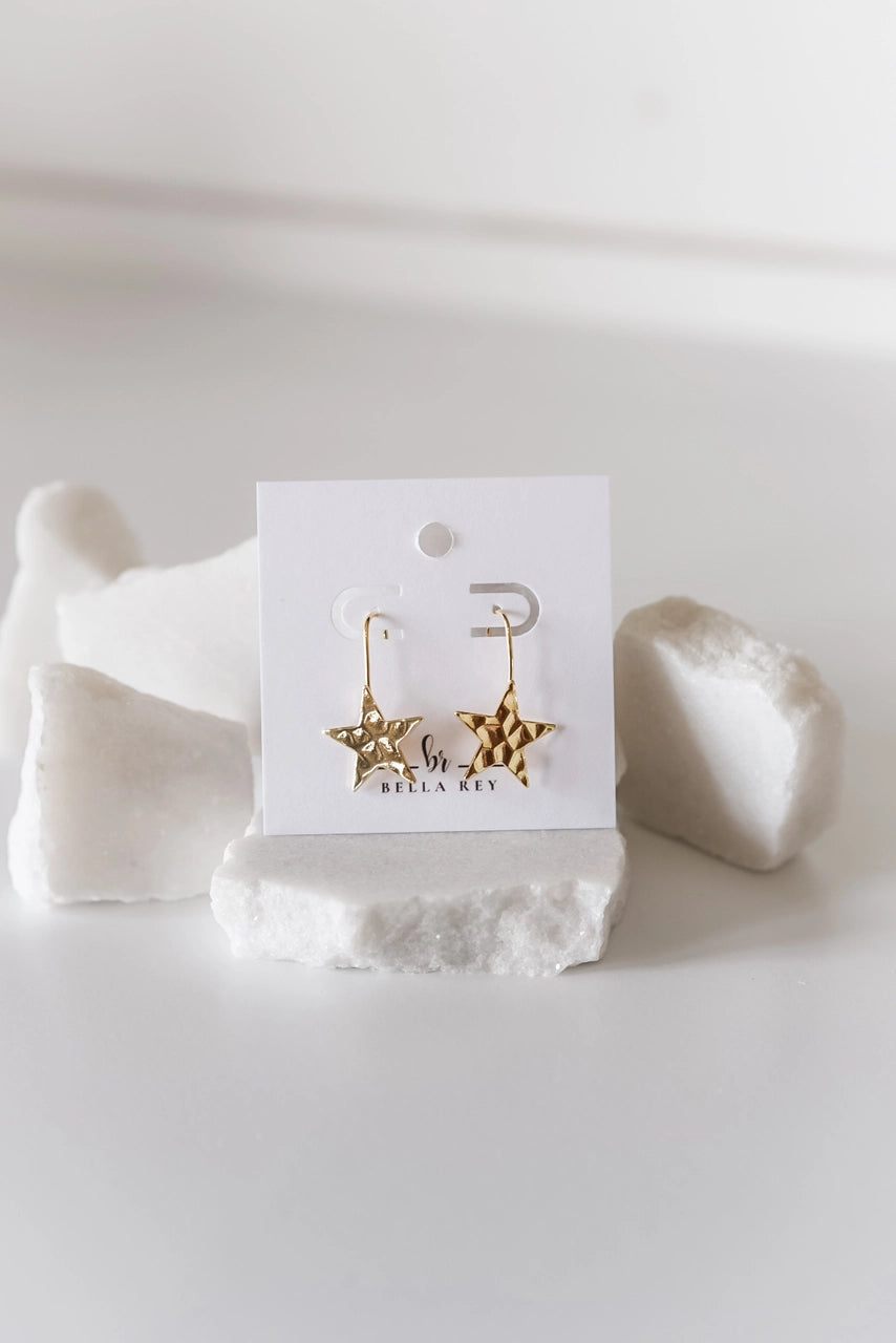 Star Hook Earrings