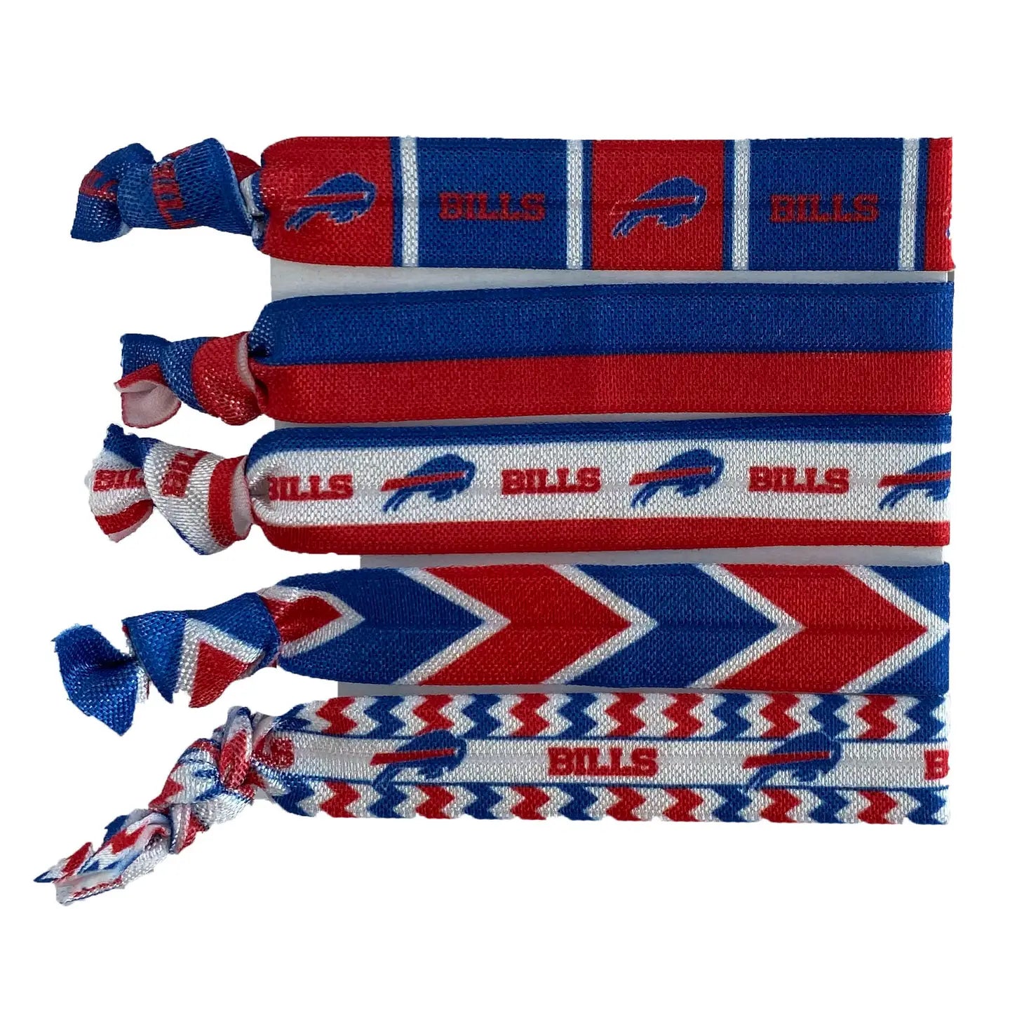 Buffalo Bills - Knotted Hair Tie Set