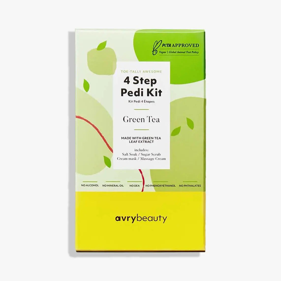 Pedi Spa Set - Green Tea 4 Step Pedi Kit