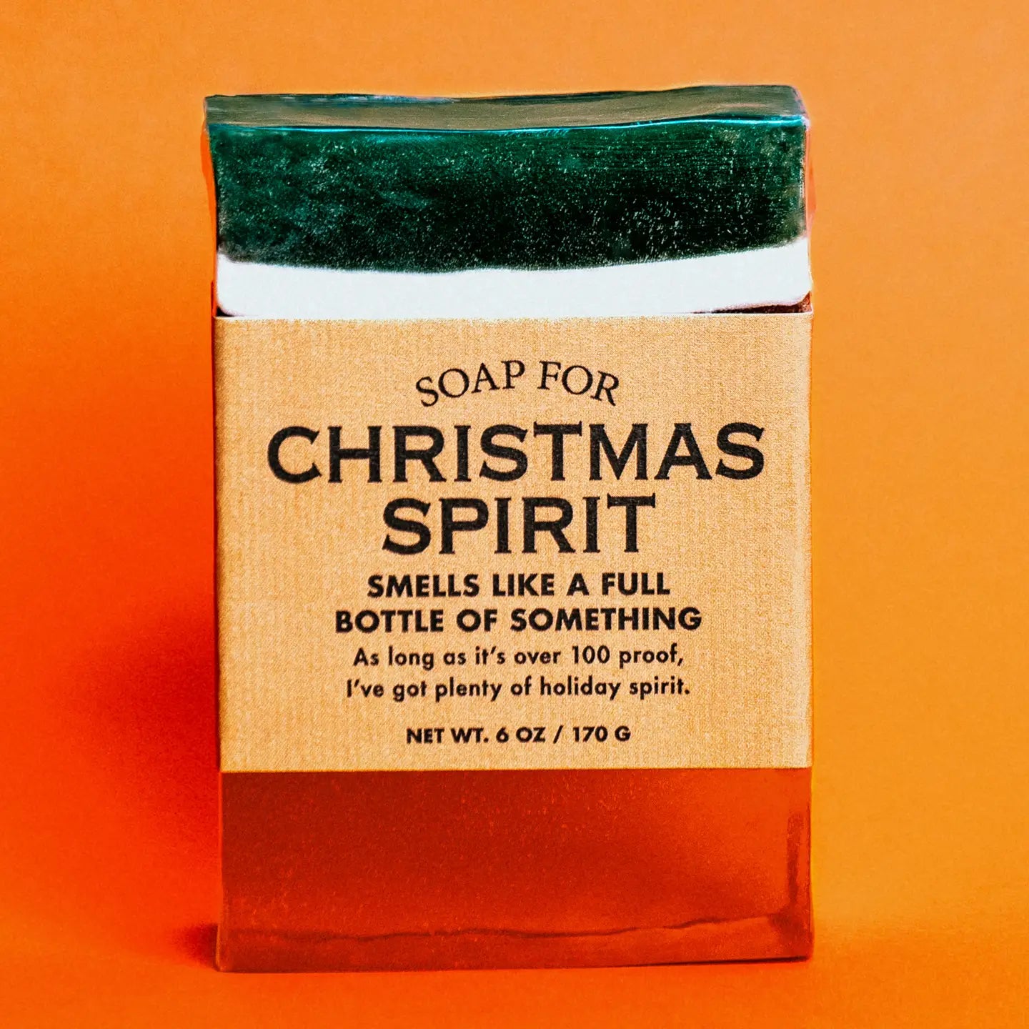 FINAL SALE - Holiday Soap For Christmas Spirit | Funny Soap