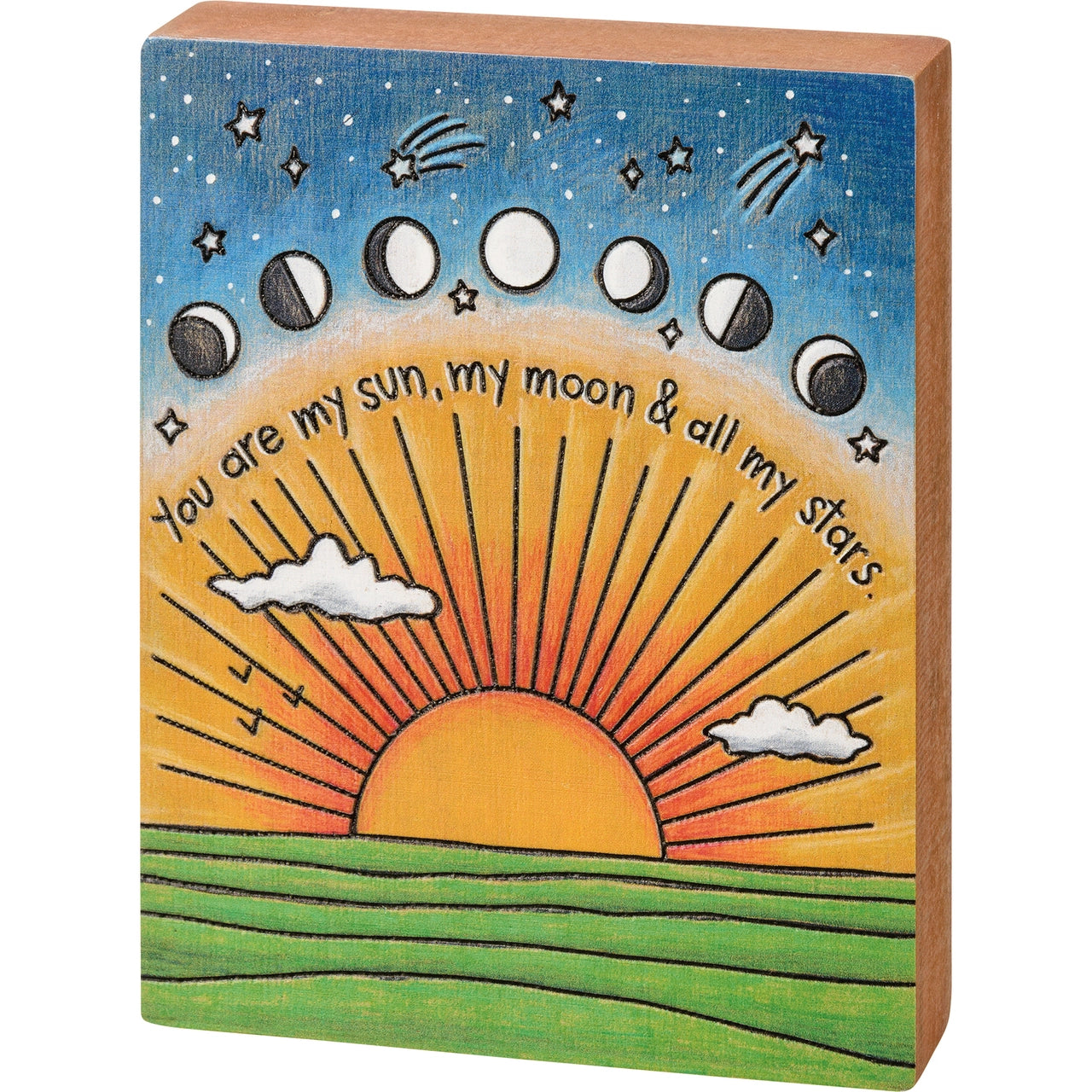 FINAL SALE - Block Sign - You Are My Sun My Moon & All My Stars
