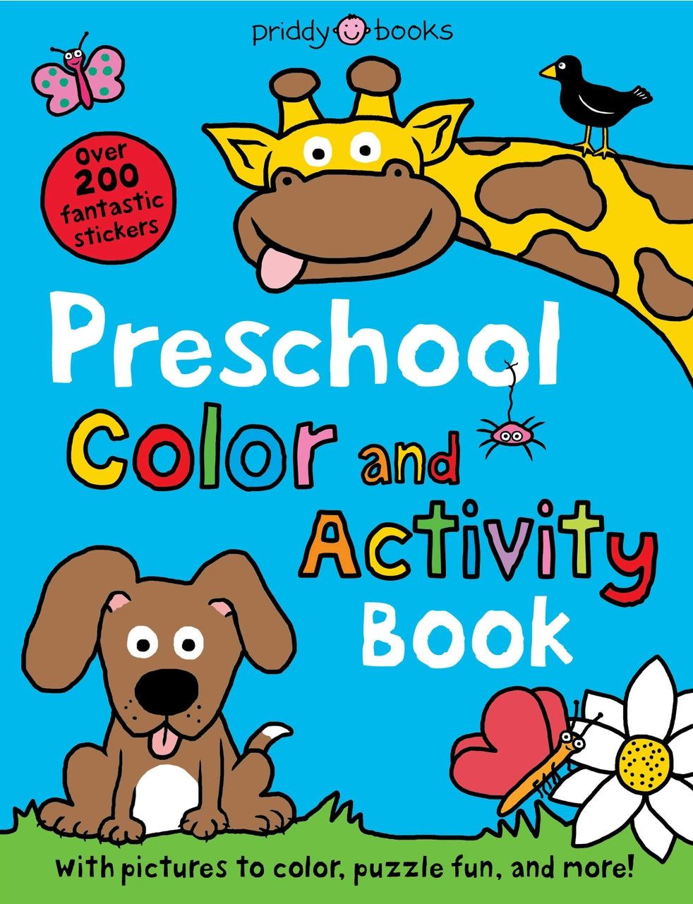 Preschool Color & Activity Book with Puzzles