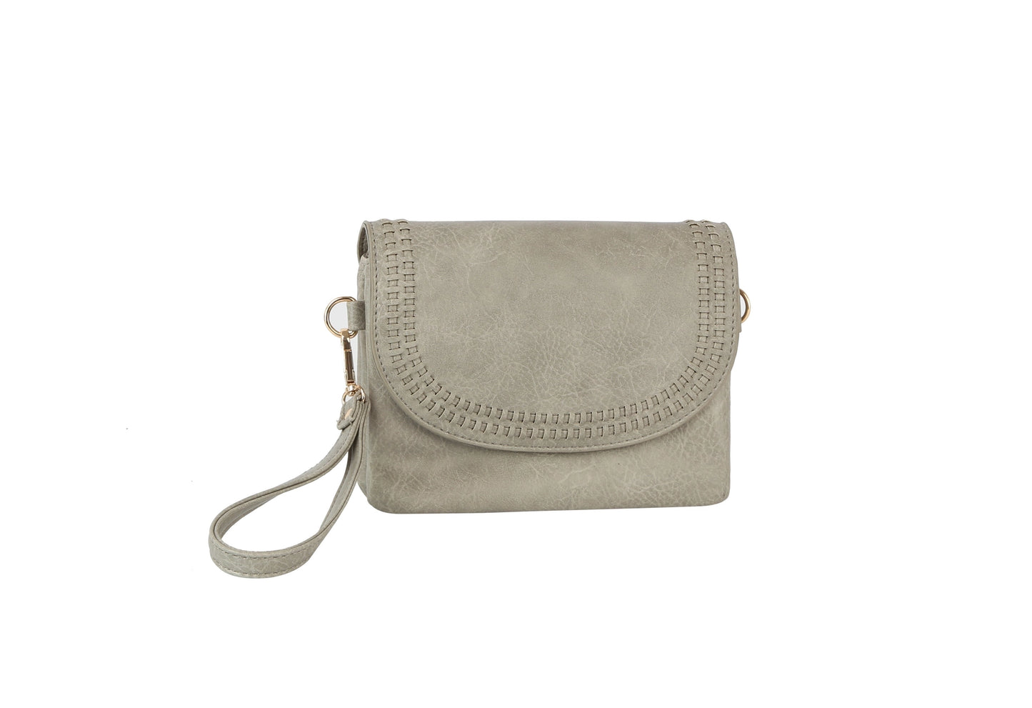 Convertible Crossbody Bag {Grey}