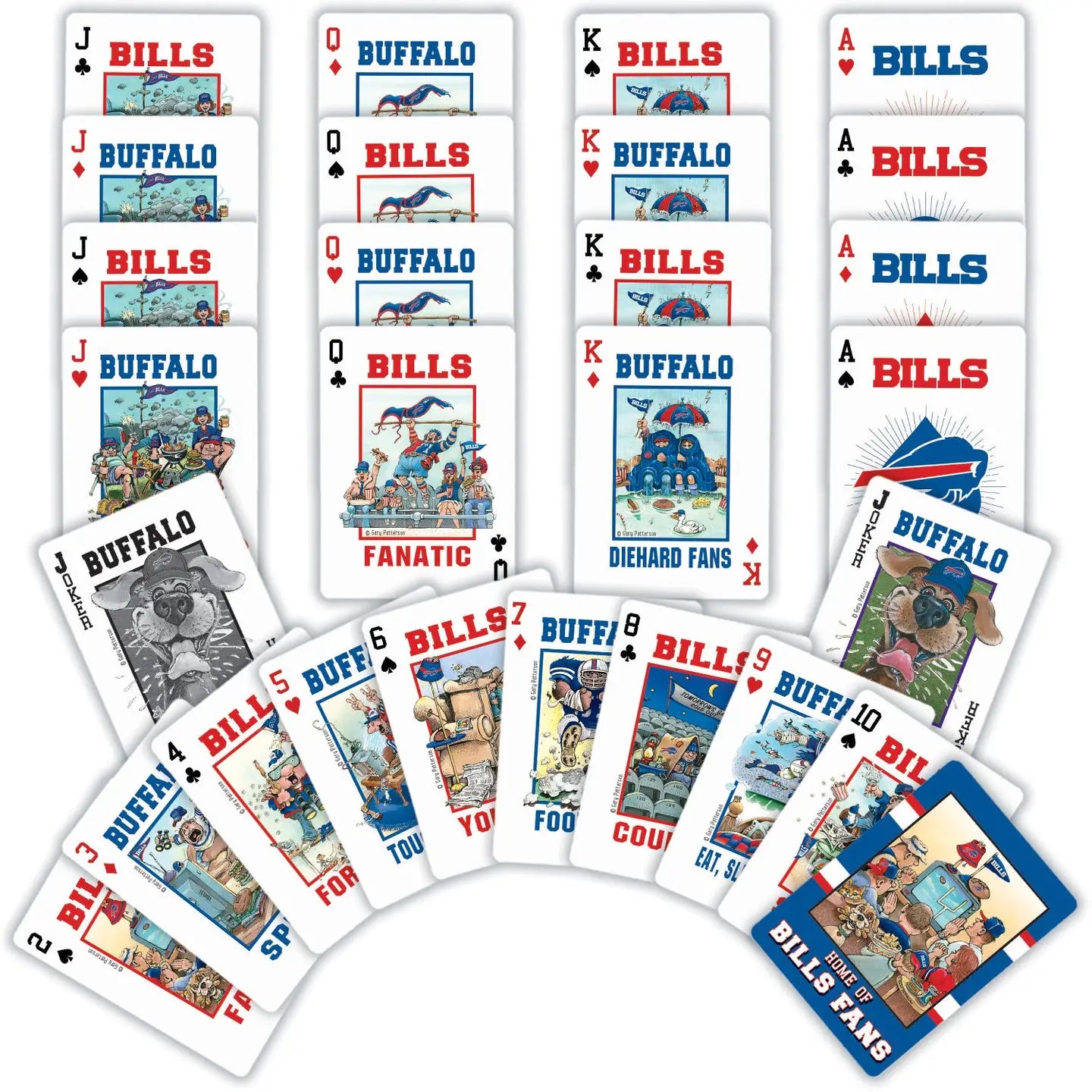Buffalo Bills - Fan Deck Playing Cards 54 Card Deck