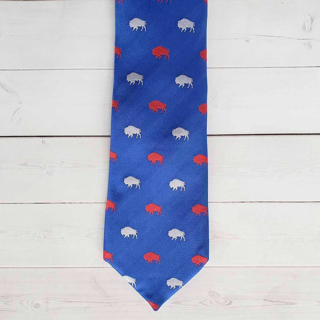 Buffalo Bills - Neckties - Blue and Red Buffalo