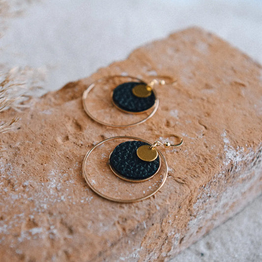 Boho Luxe Layered Hoop Earrings