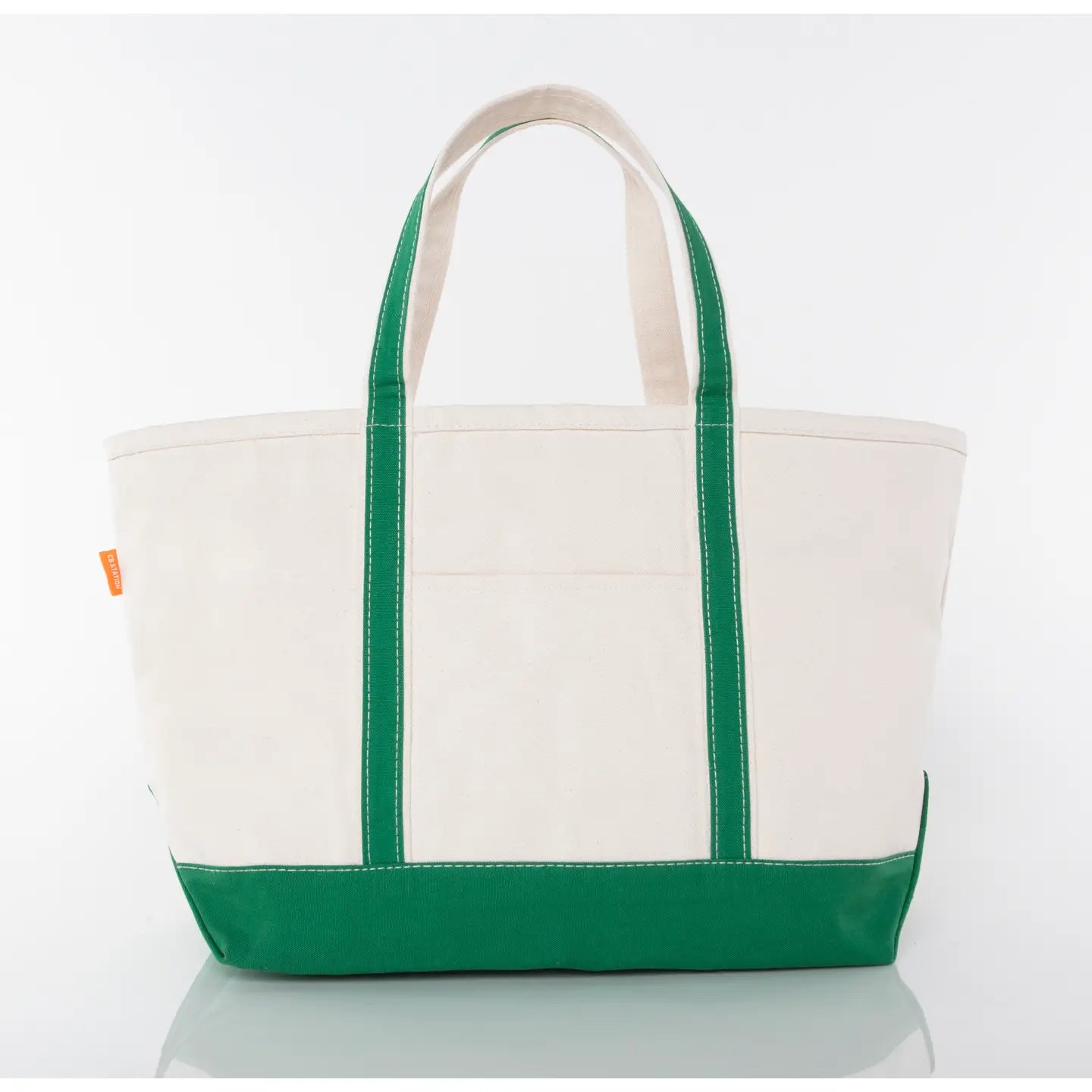 Large Classic Canvas Tote - Emerald
