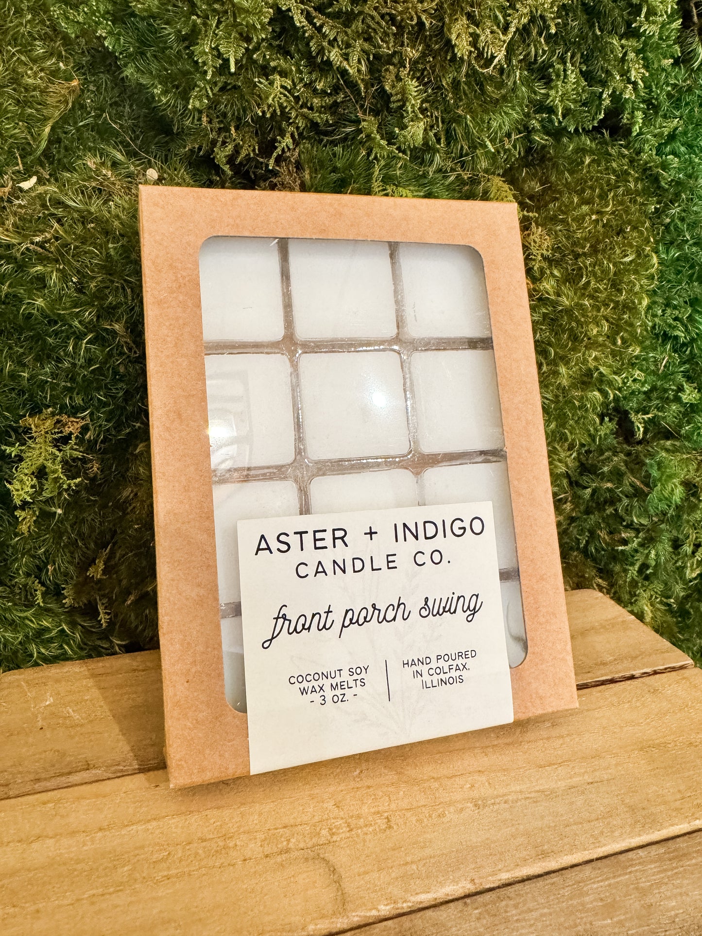 Aster + Indigo Soy Wax Melt - Front Porch Swing