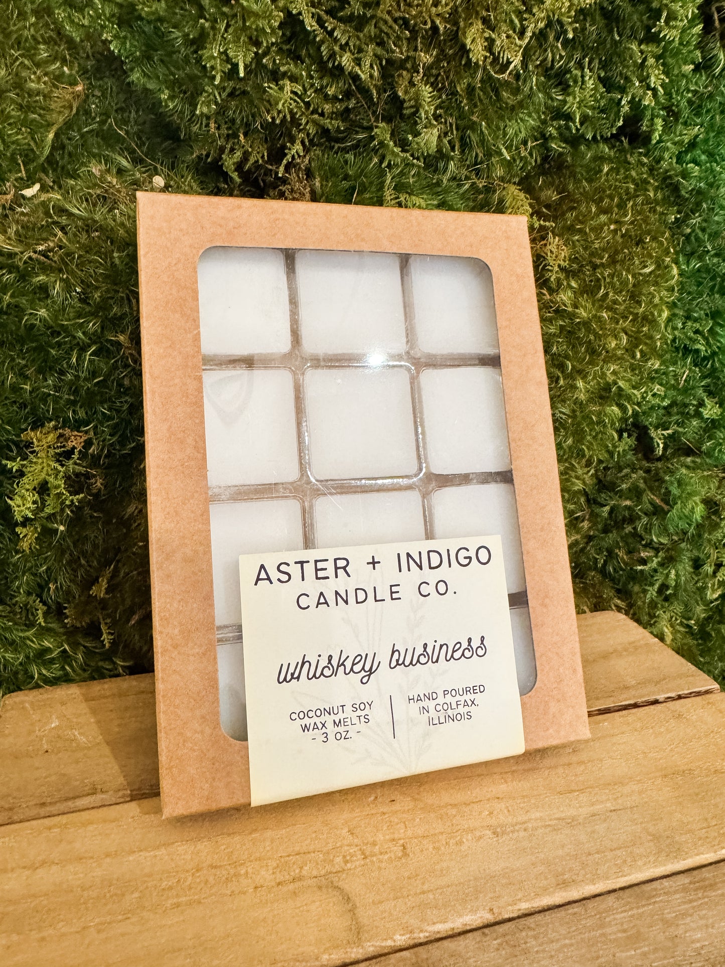 Aster + Indigo Soy Wax Melt - Whiskey Business