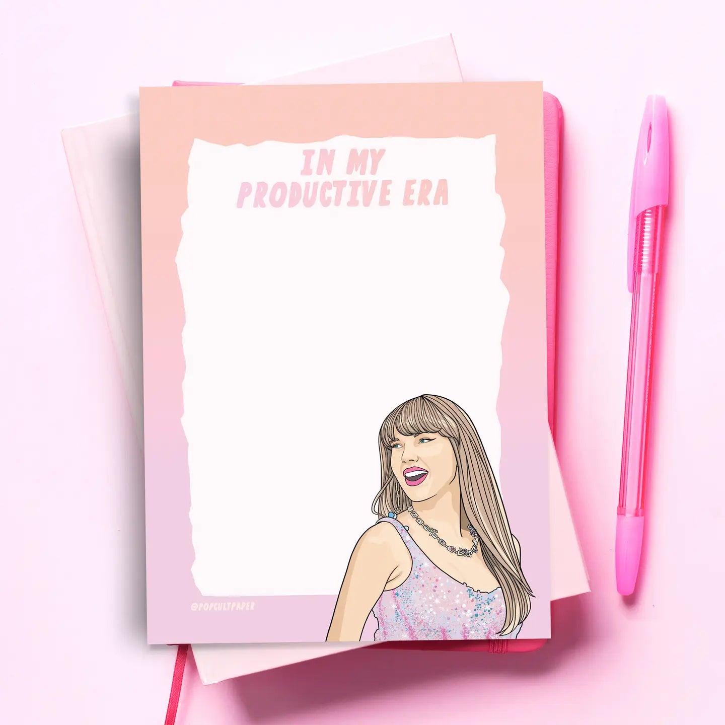 FINAL SALE - Funny Notepad - Taylor Swift {Productive Era}