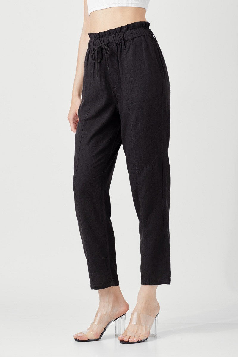 Your Favorite Linen Pants - Black