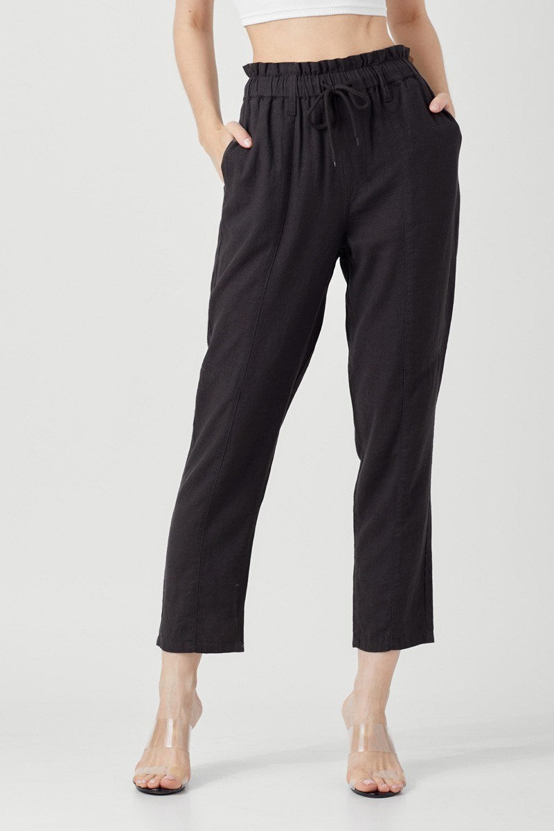 Your Favorite Linen Pants - Black