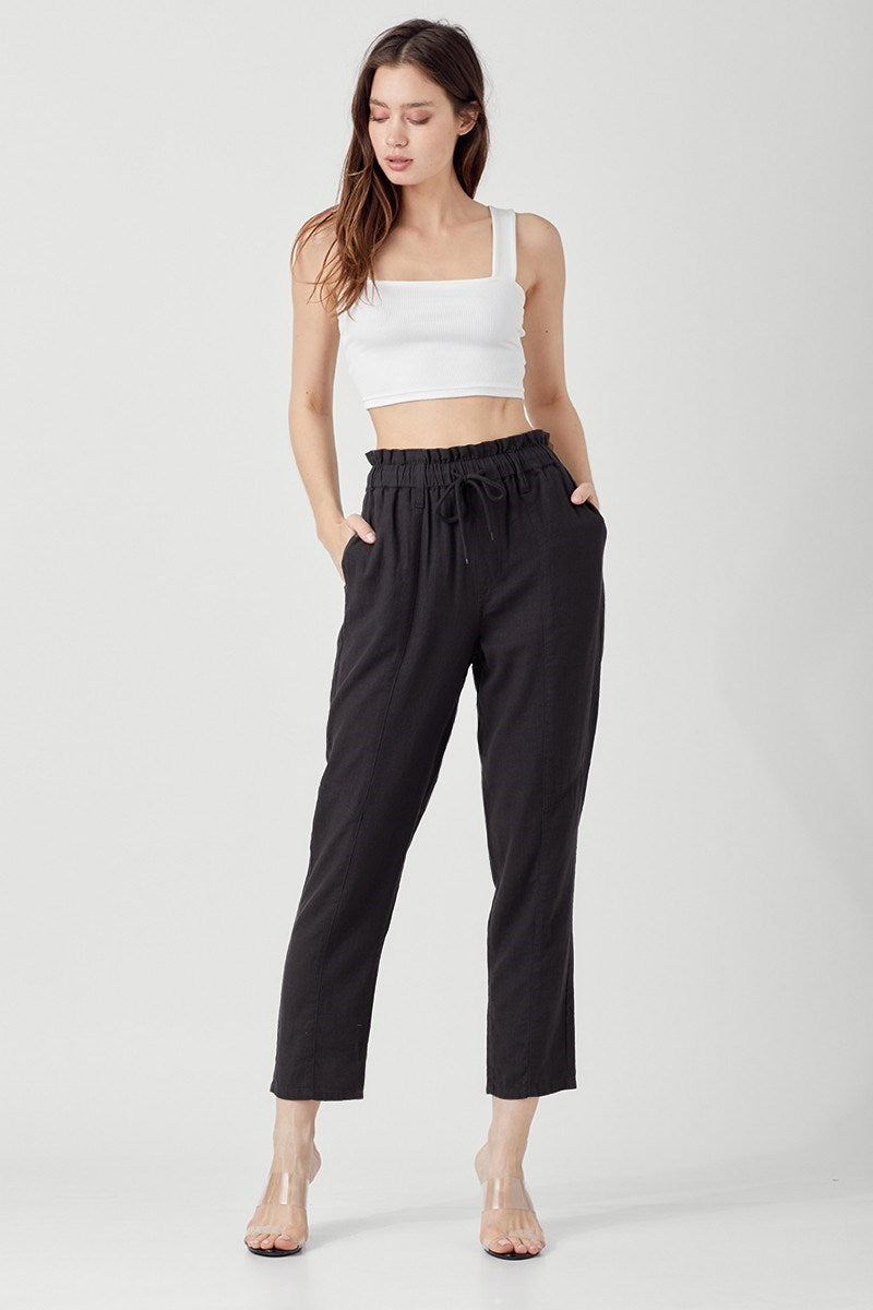 Your Favorite Linen Pants - Black
