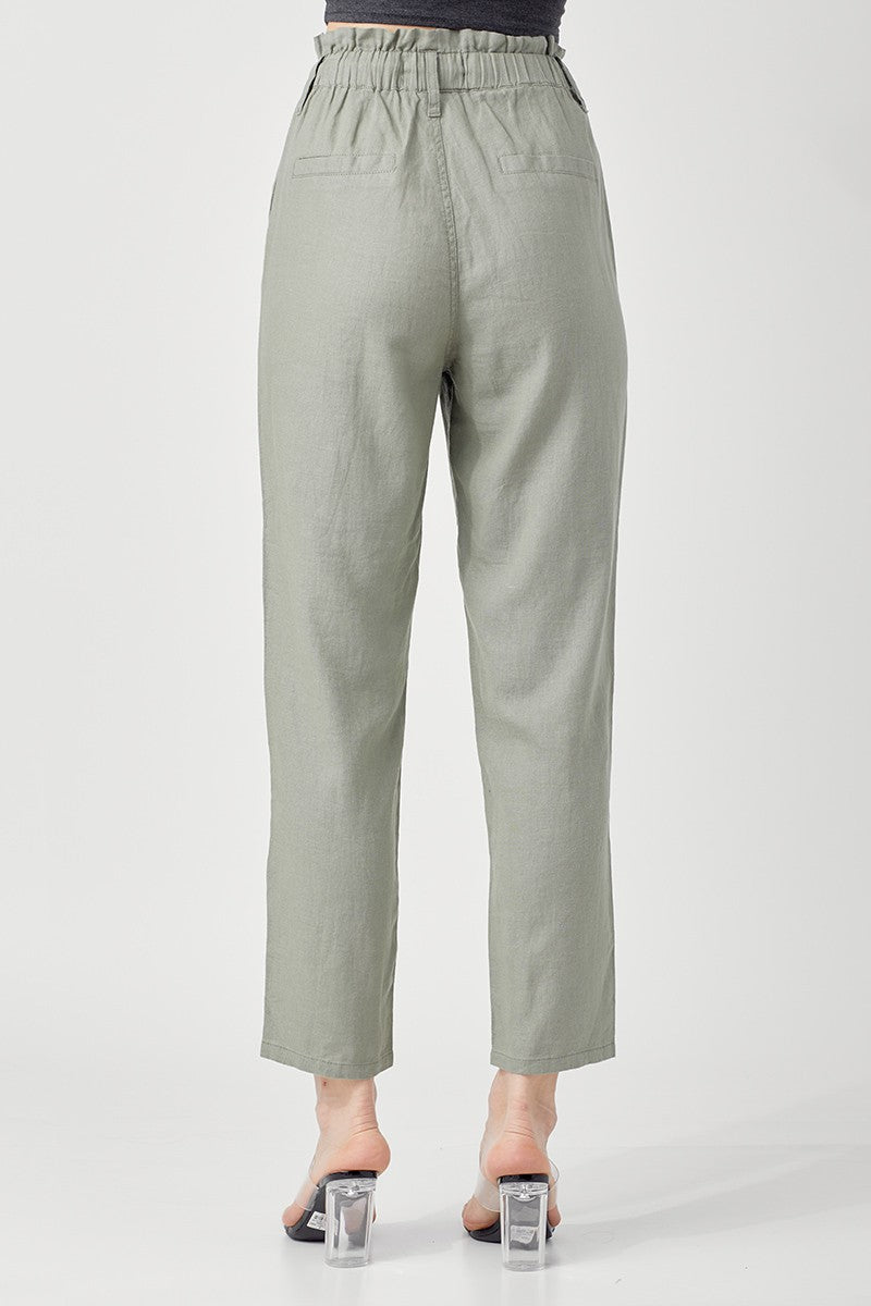 Your Favorite Linen Pants - Sage