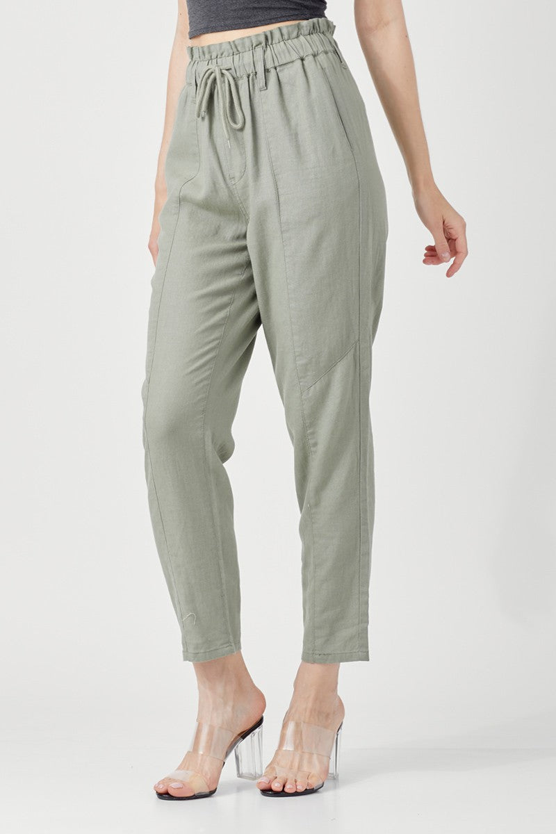 Your Favorite Linen Pants - Sage
