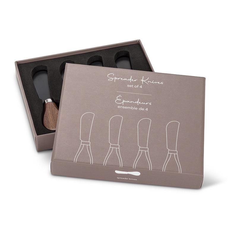 Wood Handled Pate Spreaders | Set of 4