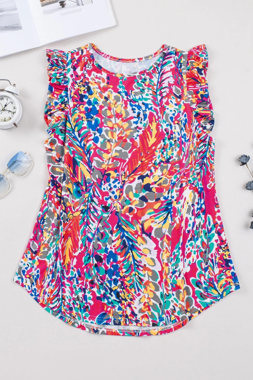 The Flora Sleeveless Shirt