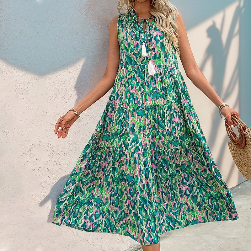 The Lily Sleeveless Boho Dresses