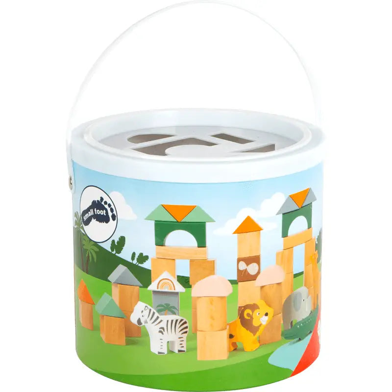 Small Foot - Pastel Building Blocks Safari Theme