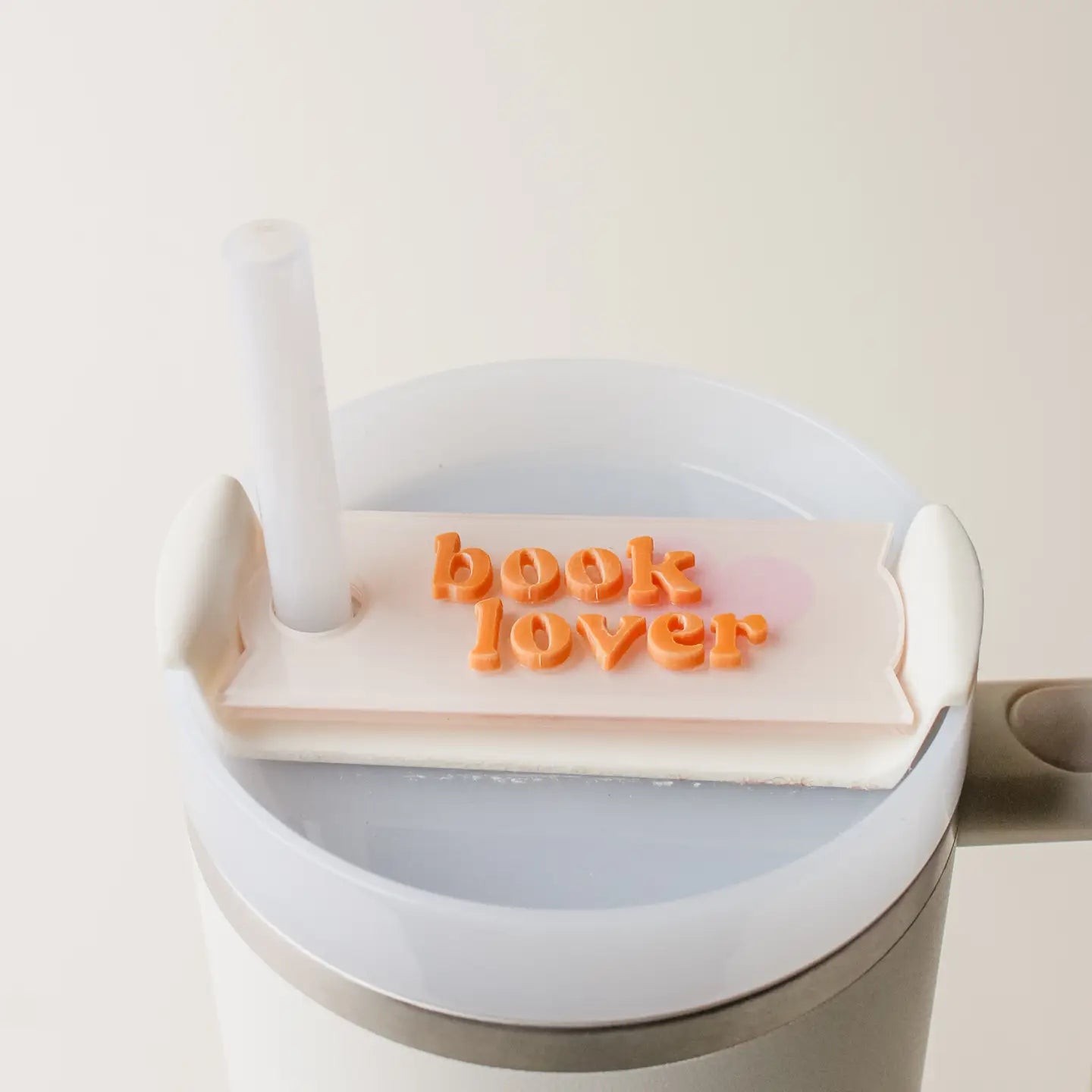 Tumbler Lid Tag - Book Lover