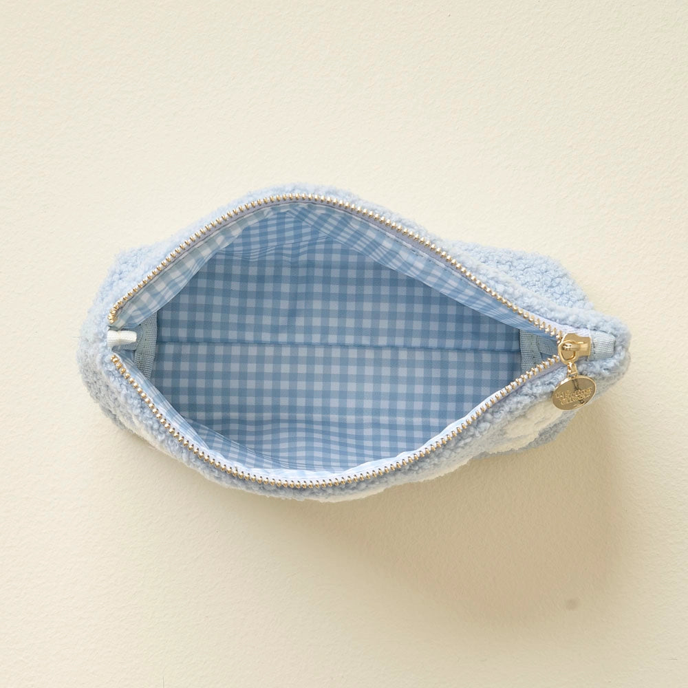 Teddy Pouch - Flower Blue