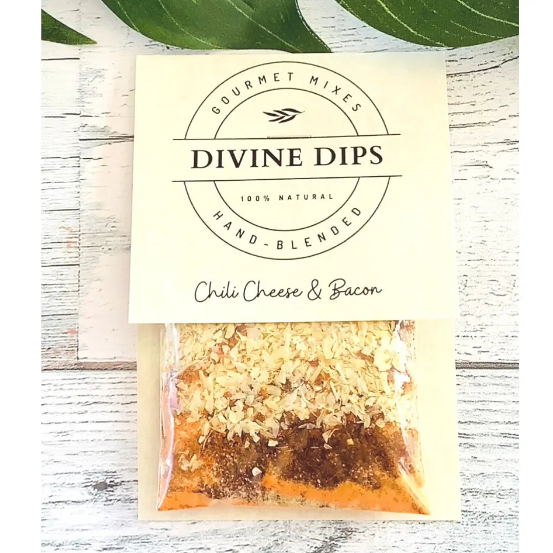 Divine Dips - Chili Cheese & Bacon Dip Mix & Cheeseball