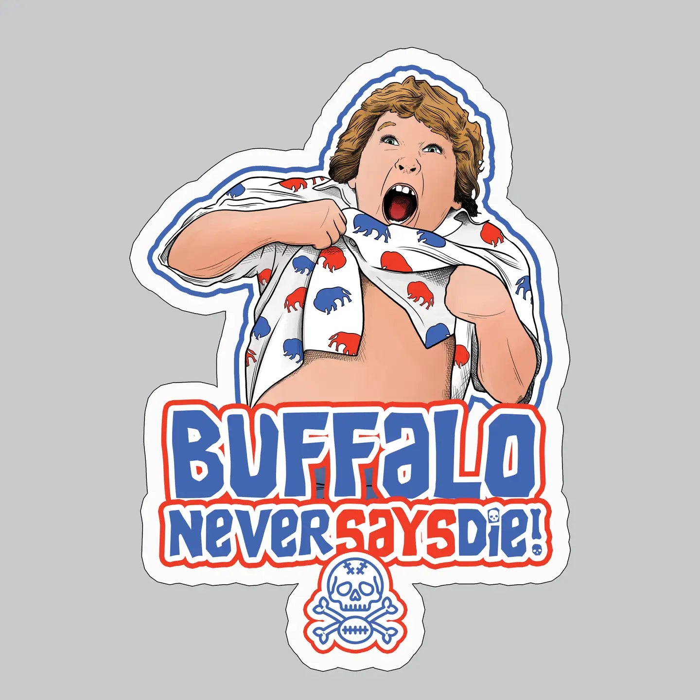 Buffalo Bills Sticker - Buffalo Never Says Die