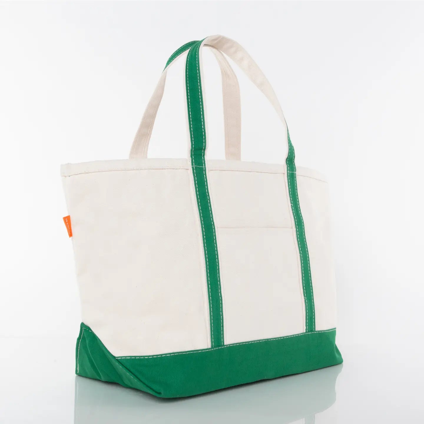 Large Classic Canvas Tote - Emerald