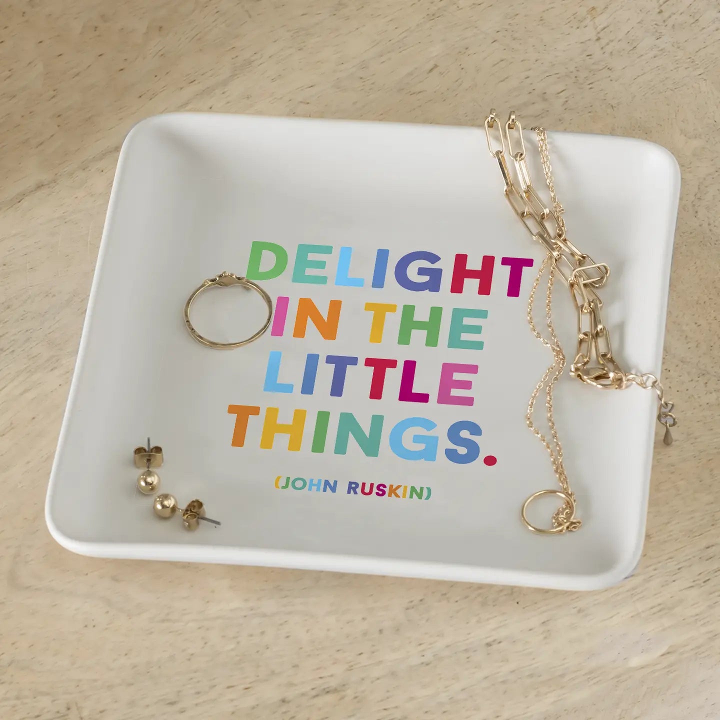 Quotable Trinket Dish - Delight Little Things
