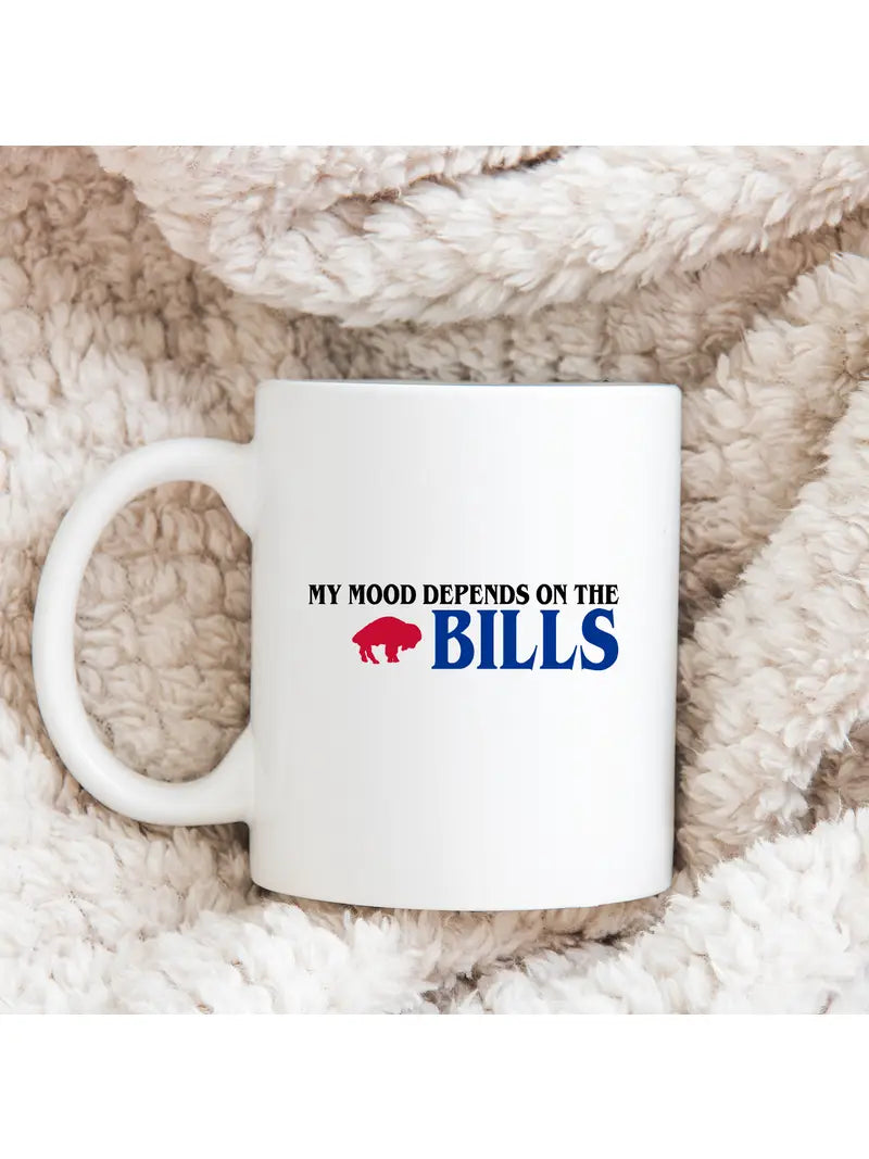 Buffalo Bills - My Mood Depends On the Bills 15oz Mug
