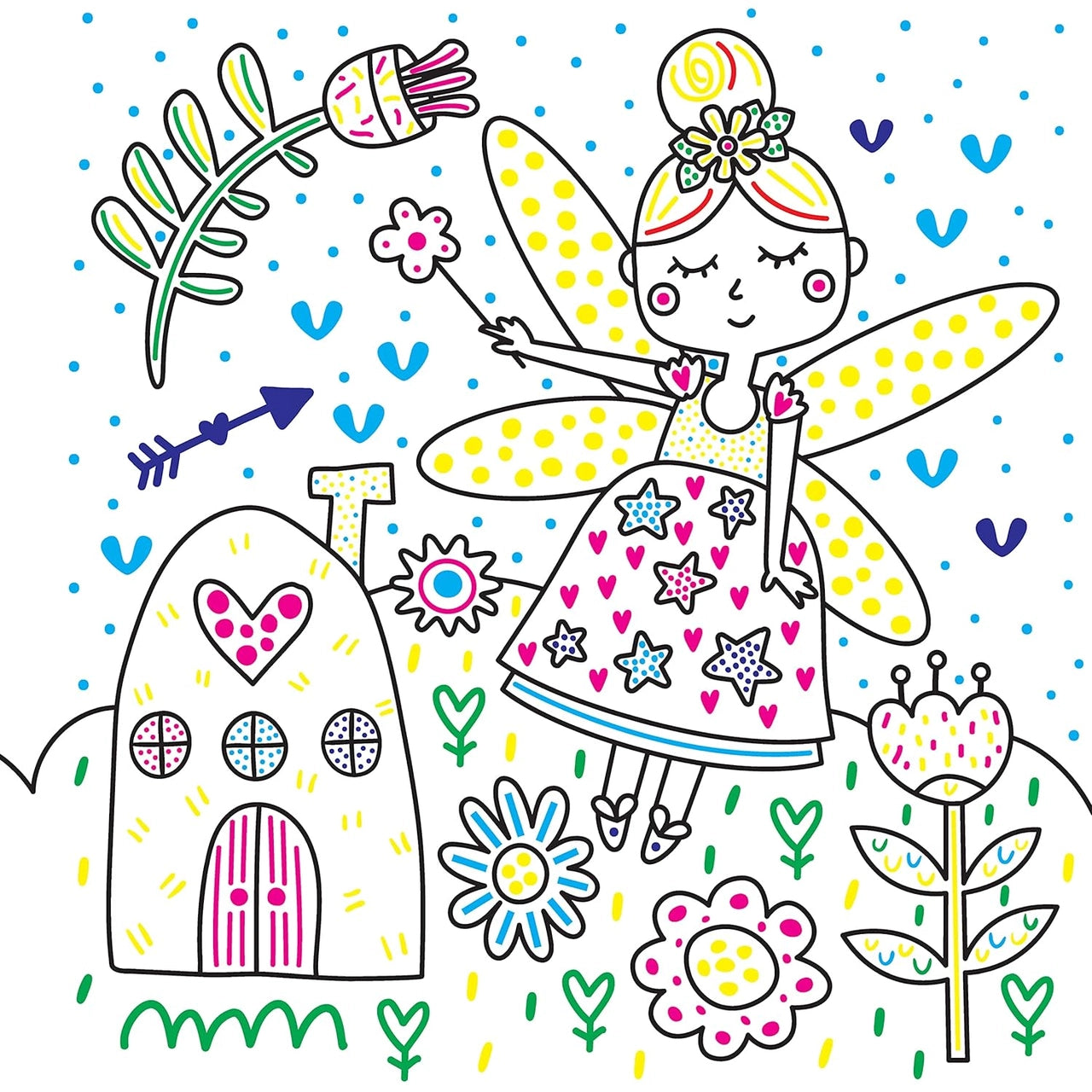 Easy & Fun Paint Magic w/Water - Fairies and Friends
