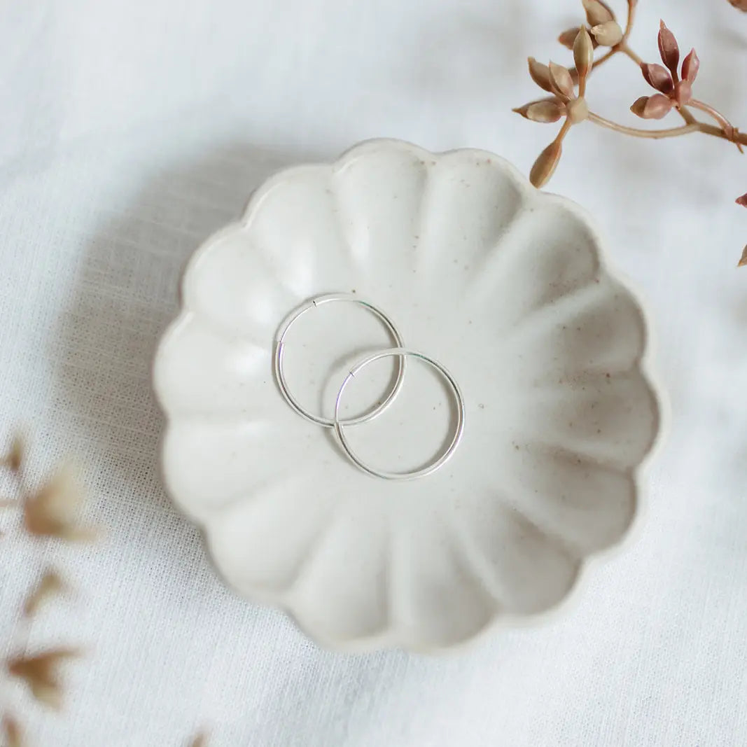 Endless Hoop Earrings - Silver 20mm