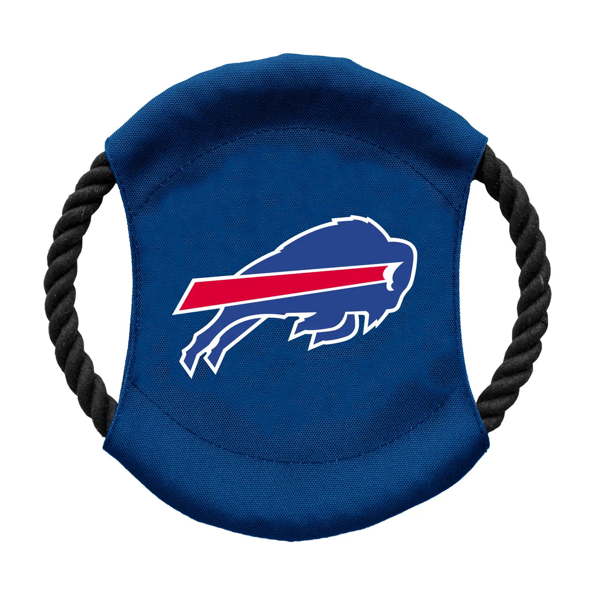 Buffalo Bills Flying Rope Disk Dog Toy - Brown/White