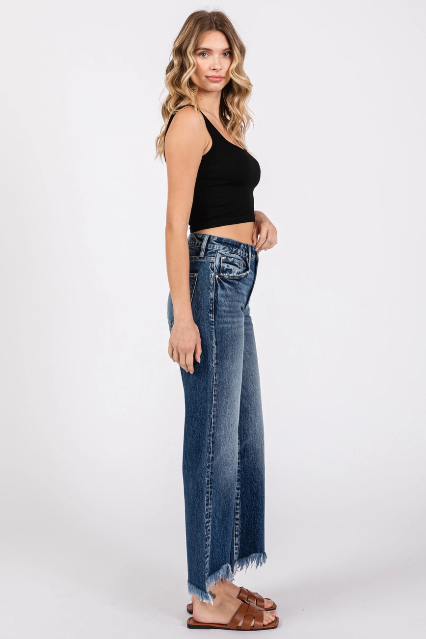 Petra High Rise Comfort Stretch Vintage Wide Leg Jeans